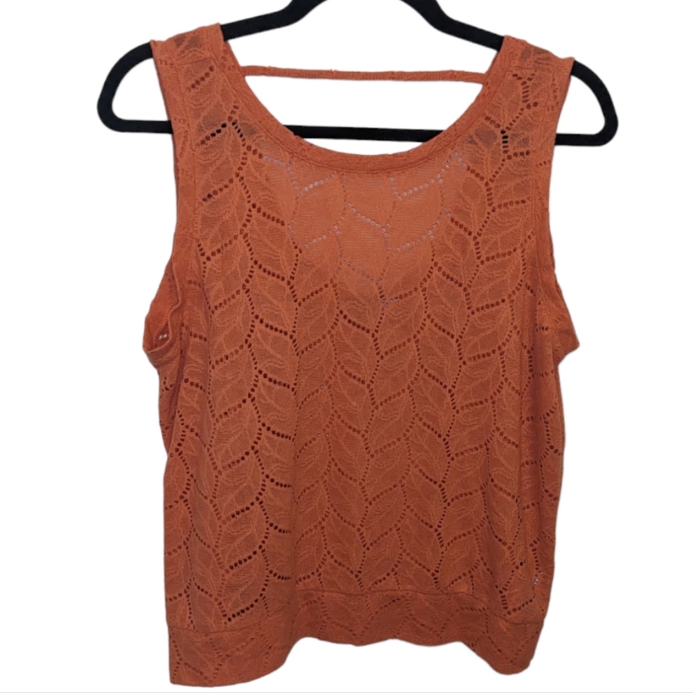 Forever 21 Women's Orange Knit Top 🍊💫